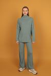 Tricot Fabric Women's Suit-Mint