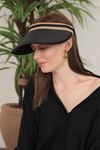 قبعة القش النسائية-بيج
