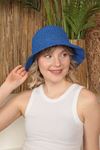 Женская соломенная шляпа-сакс
