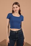 Camisole Fabric Square Collar Women's Blouse-Royal