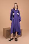 Viscose Fabric Women's Dress-Lilac
