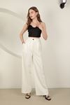 Atlas Fabric Women's OversizeTrousers-White