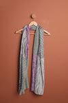 Женская шаль с узором Дева-Фиолетовый