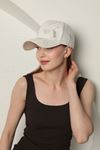 Женская кепка с вышивкой Love-Белый